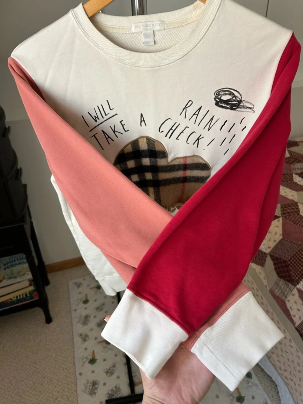 Burberry Nova Rain Check Sweatshirt